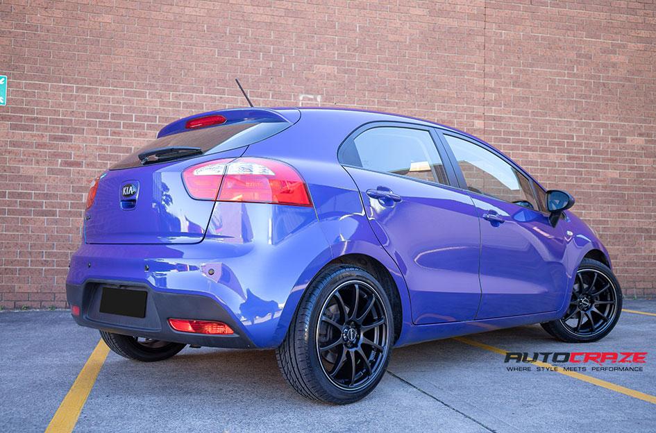 KIA RIO HALO SATIN BLACK